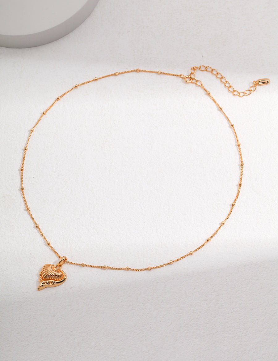 Barbie Movie Heart Necklace 18K gold plated Margot Robbie