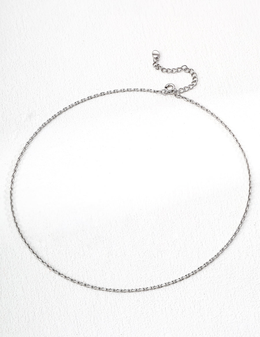 925 Sterling Silver Chain Necklace – 1.8mm / 1.9mm | Silver or Gold (Unisex)
